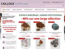 Tablet Screenshot of cailloux-shop.com